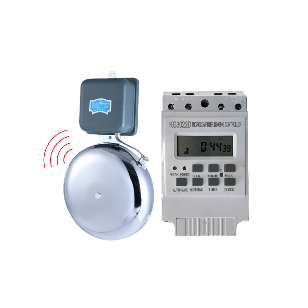 8-Inch Electric Bell + KG3022D Timer Set