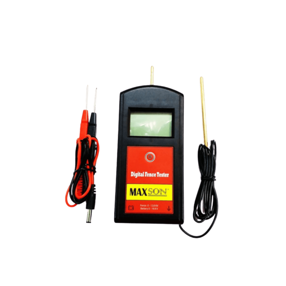 MAXSON Digital Electric Fence & Battery Tester — 12 kV