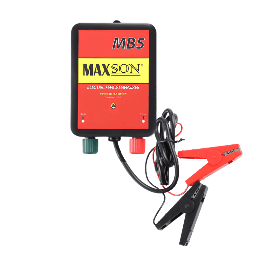 Maxson MB5 0.5 J Battery-Powered Electric Fence Energizer